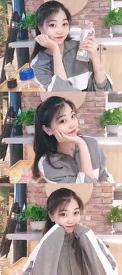 衣服早早到咯，穿上很好看，酷酷的，配什么裤子都好，漏肚脐的挺性感，布料不厚，现在这个季节穿也是可以的，喜欢他家欧美风的感觉～