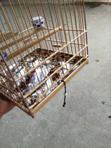 Embroidered eye cage Dark green cage square cage All kinds of miscellaneous bird cage cage base plate buckle cage bottom punching for easy extraction of the base plate