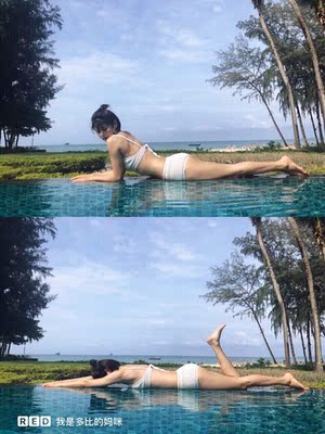 大尺度泳衣买家秀来一波！这次泰国甲米之行被好多朋友都夸到这件白色仙仙的泳衣照！美美美～～～我觉得更适合我们这种小胸妹子额