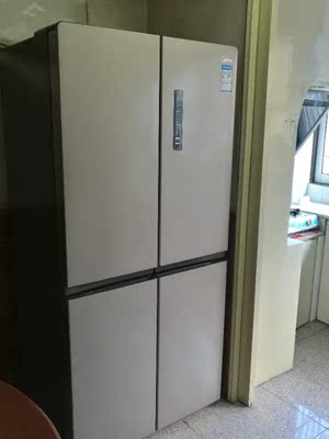 Midea/美的 BCD-440WTPM(E)十字对开门电冰箱超薄无霜四开门家用