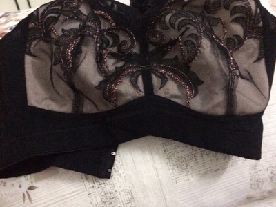 宝贝收到了，很漂亮，第三次买了，店家还送了内裤，质量很好，太感谢了，无钢圈穿着好舒服，已经很久不穿带钢圈的了，太不舒服了，以后内衣只买店家的了，好评！客服很赞??