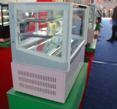 酷浦而蛋糕柜保鲜柜商用冷藏展示柜弧形直角甜品展示冰柜玻璃冷柜