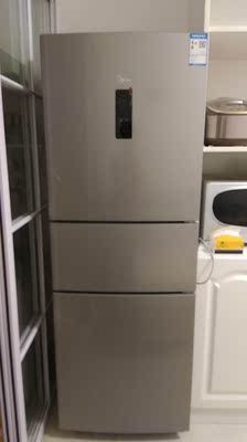 Midea/美的 BCD-258WTM(E)三门冰箱风冷无霜节能家用三门电冰箱