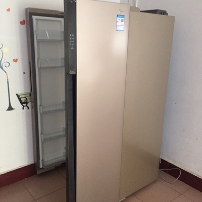 Midea/美的 BCD-521WKM(E)双门对开门电冰箱家用节能风冷无霜冰箱