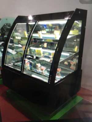 酷浦而蛋糕柜保鲜柜商用冷藏展示柜弧形直角甜品展示冰柜玻璃冷柜