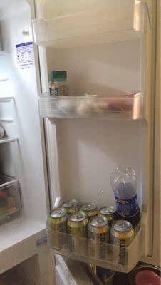 Homa/奥马 BCD-403DH/B冰箱双开门变频 十字对开家用薄四开门冰箱