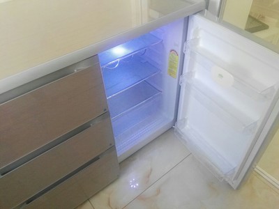 尊贵 BCD-210CV卧式橱柜冰箱推拉抽屉嵌入式家用冰箱矮冰箱