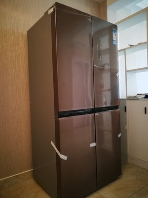 Midea/美的 BCD-428WTPZM(E)十字门冰箱双开门变频风冷家用电冰箱