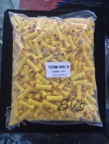 BV 5 tube type full insulation terminal intermediate wire connector cold - pressed copper wire ear 500