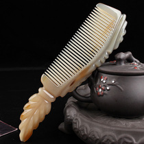 Horn Comb Pure Antistatic Natural Home Valentines Day Gift Lettering Custom Head Scalp Massage Comb