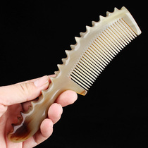 Natural Horn Comb Large Number Long Hair home Anti-static electricity White Buffalo Scalp Meridians Massage Comb for men and women