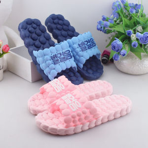 韩版浴室拖鞋男女夏按摩厚底防滑居家软底凉拖鞋室内创意情侣拖鞋