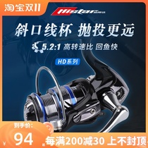 Hasta Spinning Wheel Road Subwheel All Metal Head Fishing Reel 10 Axle 1000-7000 Fishing Wheel Geo Fishing Wheel