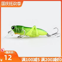 Grass carp insect Luya bait 5 5cm4g Mino fake bait grasshopper carp carp beak suit fresh water