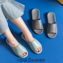 Japan Gp Office Genuine Leather Slippers Home Indoor Floor Non-slip Men And Womens Home Cool Slippers Stink Four Seasons