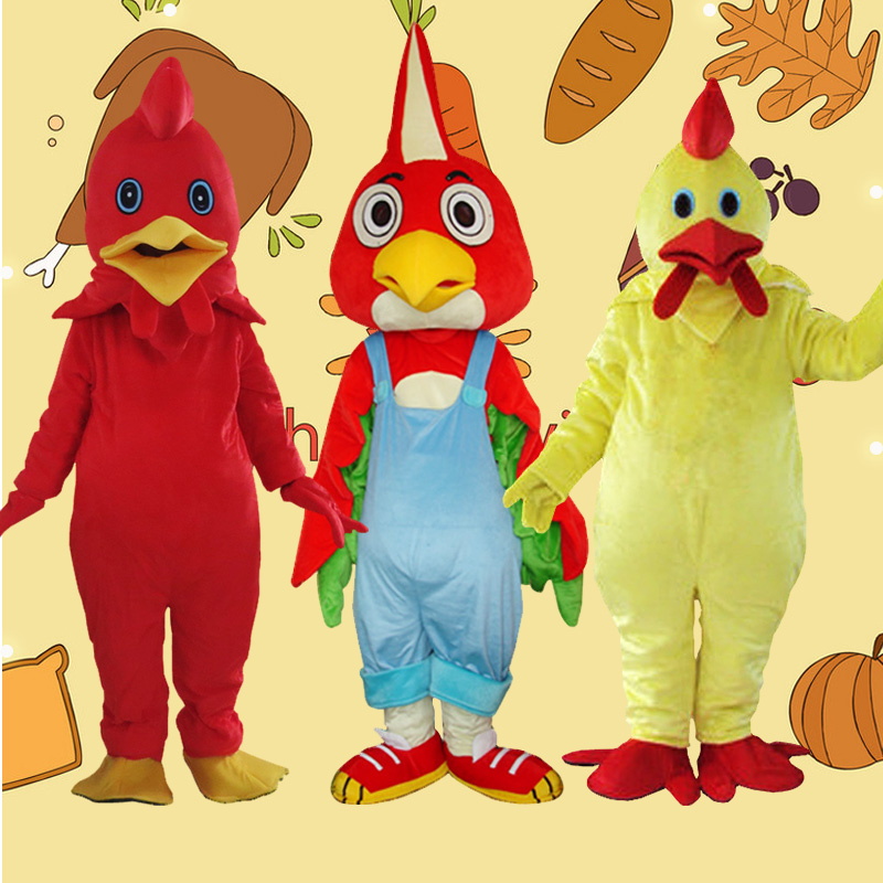 Thanksgiving turkey doll costume people wear performance chick doll big rooster performance animation props clothes