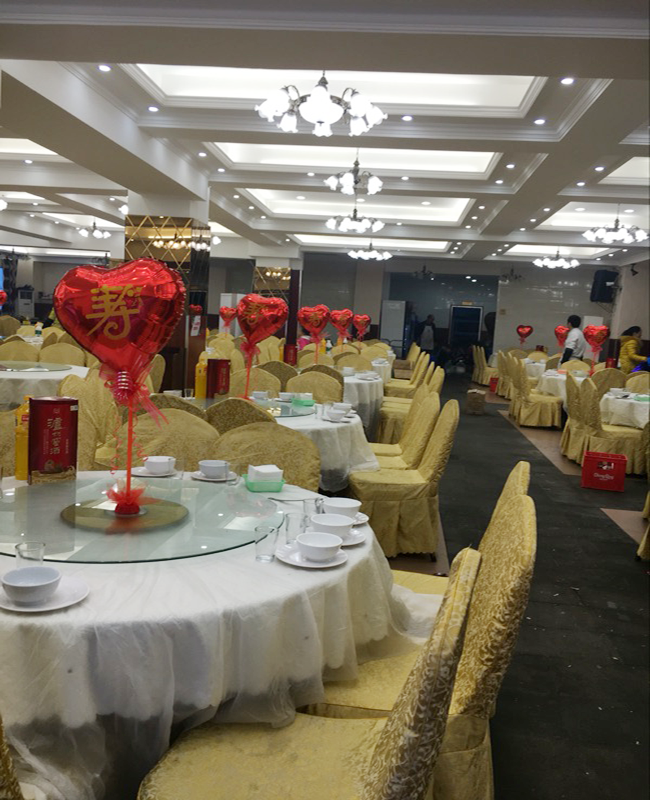 老人过寿宴餐桌布置用品 爷爷奶奶大寿宴席气球装饰桌飘立柱套餐