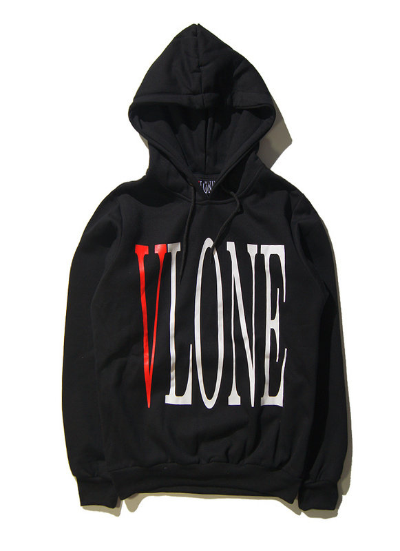 陈冠希同款vlone大字母加绒连帽卫衣欧美潮牌男生嘻哈宽松外套秋