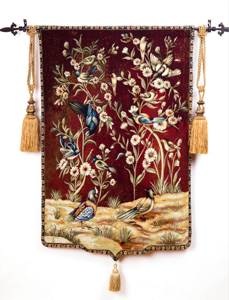 新一派挂毯 壁毯 客厅壁挂 室内软装 照片画 结婚礼品 乔迁赠品鸟