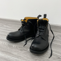 3516 factory 87 ship single leather shoes Mens standard leather summer casual high-waist leather shoes Submarine high-top work leather shoes