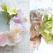 High quality simulation hydrangea head fake flower silk flower Bride wedding headdress DIY Moren hand made DIY accessories