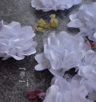 White corsage wedding dress decoration flower clothes waist decoration accessories fabric flower diy handmade material