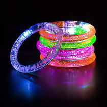 Luminous wrist strap sports fluorescent bracelet can be customized LED flash glowing bracelet bar party New Year party