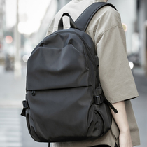 Tide Card Double Shoulder Bag Men Backpack Fashion Casual Bag Bag College Student Bag Brief Travel Bag Large Capacity Computer Bag