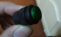 Round push button switch power supply self-reset jog key switch 1 normally open R16-503B Green 16mm