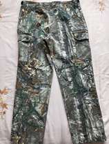 Mens camouflage pants bionic hunting pants overalls oil-proof waterproof scratch-resistant flame-retardant tactical pants