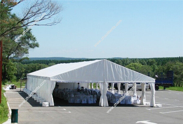 2017年品牌热销户外大型防水高温欧式篷房 婚宴酒席大帐篷12米