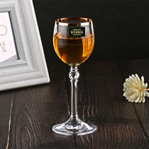 Czech imported Bohemia crystal glass Gold white glass small mouth cup small Cup bullet Cup