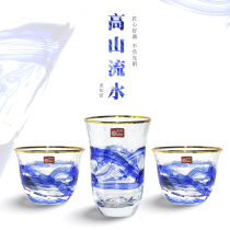 Teacup Master Cup female handmade high-end crystal glass Japanese gilt personal drink large kung fu tea cup