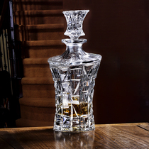 Czech Republic imported BOHEMIA BOHEMIA crystal glass wine wine set decanter Red wine bottle wine bottle