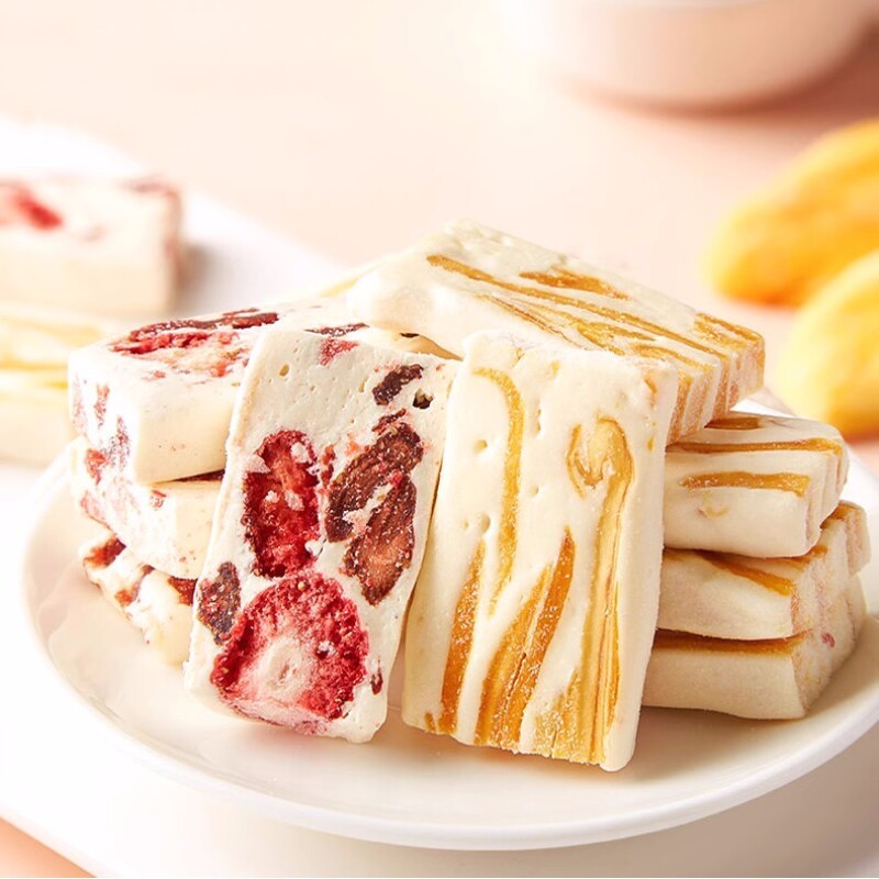 第2件79元甄伴纯手工水果奶糕125g