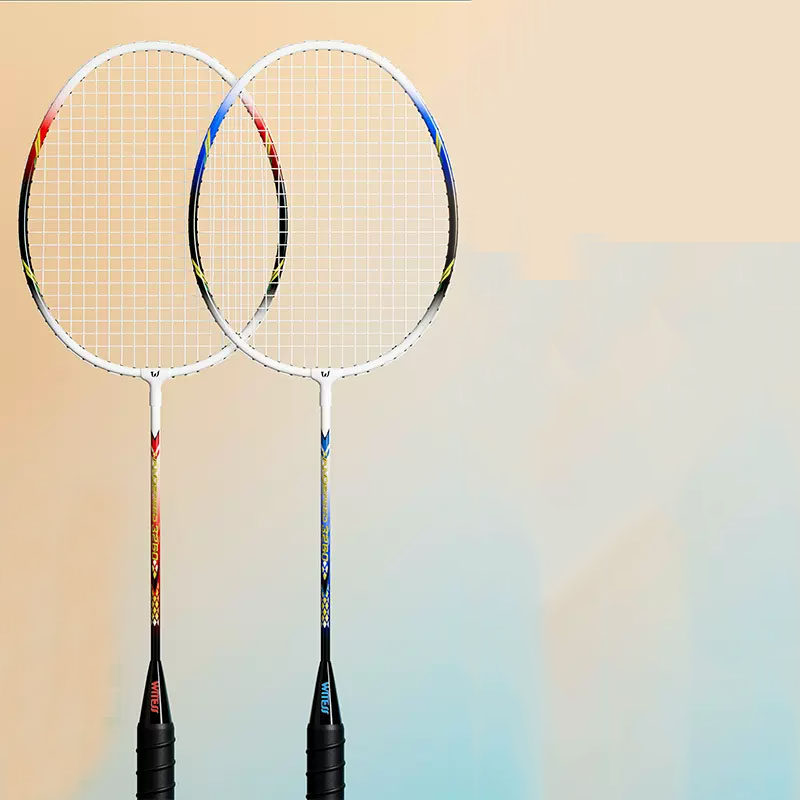 witess羽毛球拍一对装