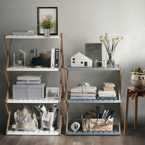 Solid wood rack storage multifunctional flower rack multi-layer bed balcony floor-to-floor rack non-perforated bedroom household