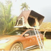 Hydraulic automatic car outdoor camping couple self-driving tour Flame retardant sunscreen rainproof double roof tent