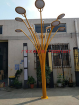 Large Art Scene View Lamp Tree-shaped Bulls Square Lamp Outdoor Waterproof High Pole Engineering Light Custom 4 5m Courtyard Lamp