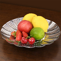 SD padded stainless steel folding steaming frame retractable steamer steamer steamer multi-function creative fruit plate steamer steamer