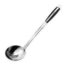 Qiao daughter-in-law spoon stainless steel one thick anti-hot soup spoon porridge spoon Kitchen soup spoon rice spoon Kitchen soup spoon rice spoon Kitchen