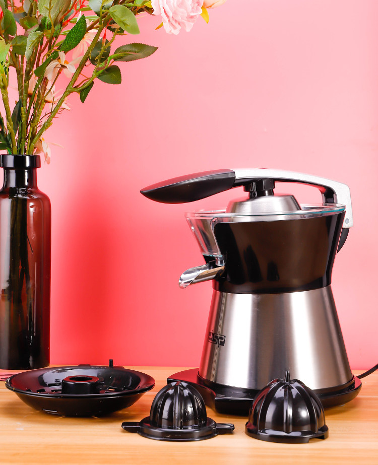 欧式电动橙汁机家用不锈钢榨汁机柠檬柳橙子果汁机渣汁分离压汁机