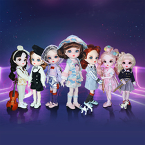 Debisheng 6 points baby lucky little Angel bjd doll simulation joint replacement small fat baby girl toy sd doll