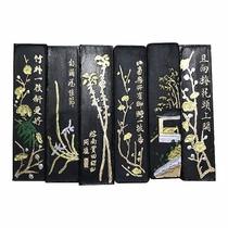 Hui Mo Lao Hu Kai Wen Ink ink block ink stick ink stick ink stick oil smoke 101 ancient method oil smoke 0 5 two 1 box