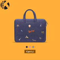 Laptop bag female Lenovo small new pro13 Apple macbookpro16 laptop bag 15 6 inch 13 3 Huawei matebook14 cute liner