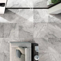 Ice crack stone living room floor tiles Simple soft marble texture kitchen bathroom wall tiles gray tiles 600