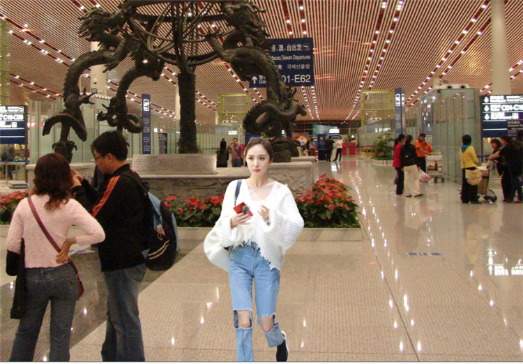蘇梅島機場有chanel 代購楊冪機場同款流蘇深V領白色毛衣2020春新款套頭寬松針織衫 女 梅田chanel