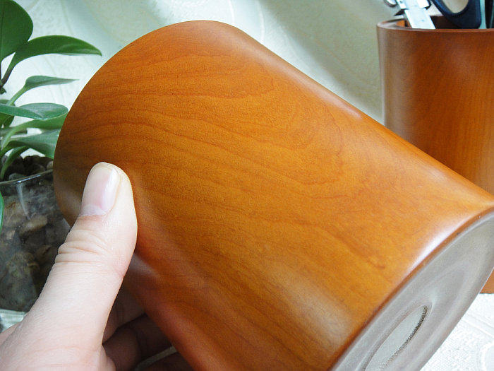 黄杨木古典笔筒雕件b61 明式束腰素面滋润玻璃包浆笔筒雕刻摆件