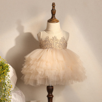 Girl's first-year-old dress baby tutu dress baby dress princess dress children's cake dress children's skirt summer style