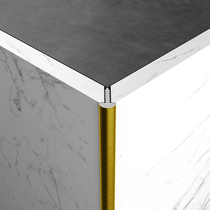 Holding Yongshang corner line floor press tile decorative strip edging edge strip closing aluminum metal strip Black